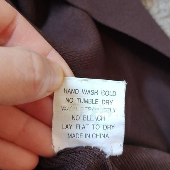 Women's Size Large Belldini Sleeveless Brown Top With Floral & Lace Detailing - Picture 10 of 10